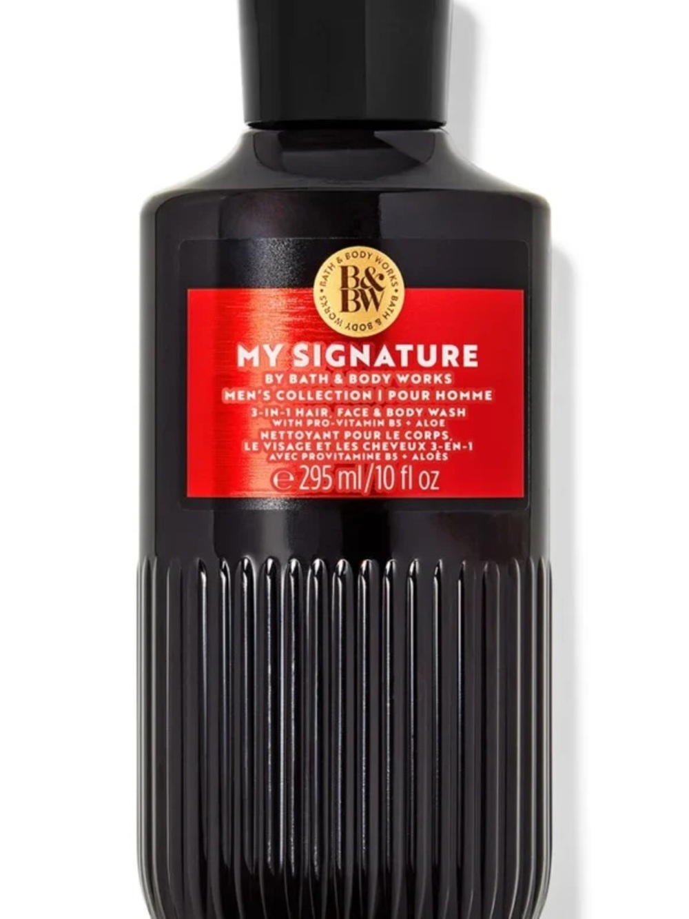 Bath & Body Works My Signature Body Wash - Black Bottle with Red Label